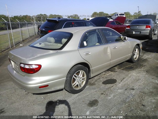 JM1TA2215Y1614799 - 2000 MAZDA MILLENIA BEIGE photo 4