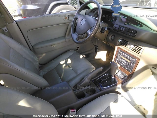 JM1TA2215Y1614799 - 2000 MAZDA MILLENIA BEIGE photo 5