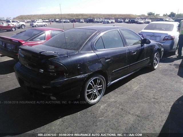 1G2NE52F54M692006 - 2004 PONTIAC GRAND AM SE BLACK photo 4