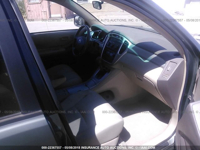 JTEDP21A660117392 - 2006 TOYOTA HIGHLANDER LIMITED GREEN photo 5