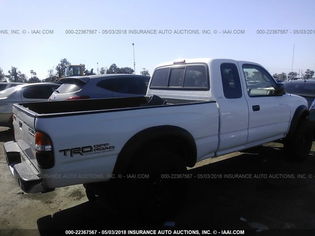 5TESN92N03Z289795 - 2003 TOYOTA TACOMA XTRACAB PRERUNNER 白色 照片 4