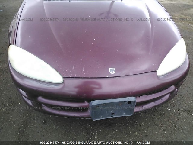 2B3HD46R3YH402219 - 2000 DODGE INTREPID BURGUNDY photo 6