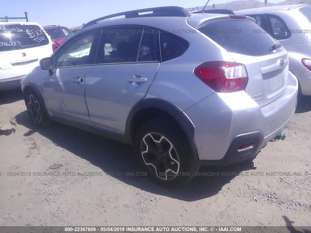 JF2GPACCXD2841289 - 2013 SUBARU XV CROSSTREK 2.0 PREMIUM Light Blue photo 3