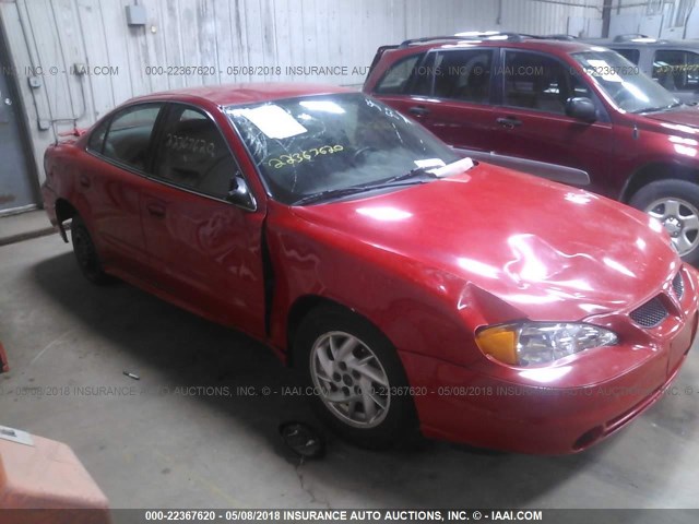 1G2NF52E54M622445 - 2004 PONTIAC GRAND AM SE1 RED photo 1