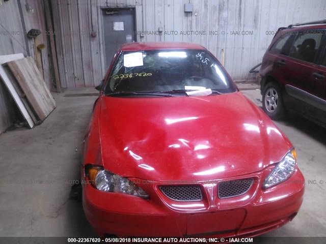 1G2NF52E54M622445 - 2004 PONTIAC GRAND AM SE1 RED photo 6