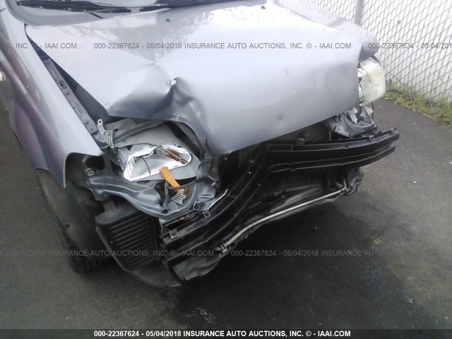 KL1TD66677B788457 - 2007 CHEVROLET AVEO LS GRAY photo 6