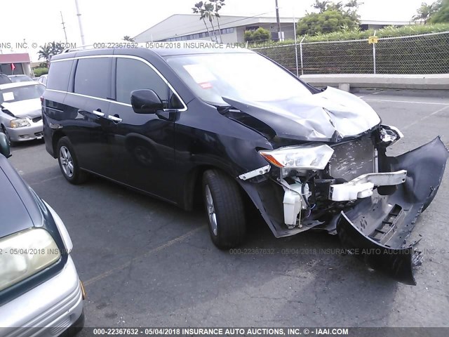 JN8AE2KP6C9033892 - 2012 NISSAN QUEST S/SV/SL/LE BLACK photo 1