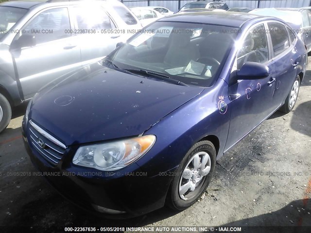 KMHDU46D48U293277 - 2008 HYUNDAI ELANTRA GLS/SE/LIMITED GRAY photo 2