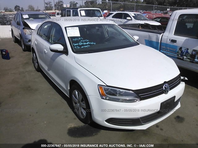 3VWDP7AJXDM380641 - 2013 VOLKSWAGEN JETTA SE 白色 照片 1