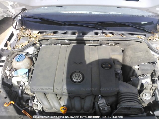 3VWDP7AJXDM380641 - 2013 VOLKSWAGEN JETTA SE 白色 照片 10