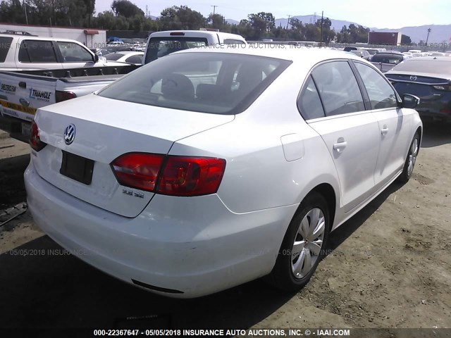 3VWDP7AJXDM380641 - 2013 VOLKSWAGEN JETTA SE 白色 照片 4