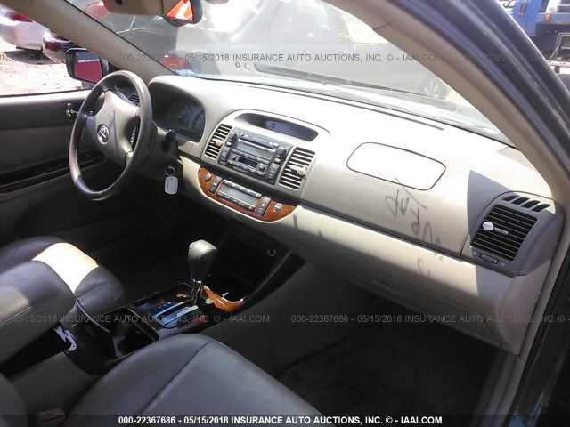 4T1BF30K63U553996 - 2003 TOYOTA CAMRY LE/XLE/SE 绿色 照片 5