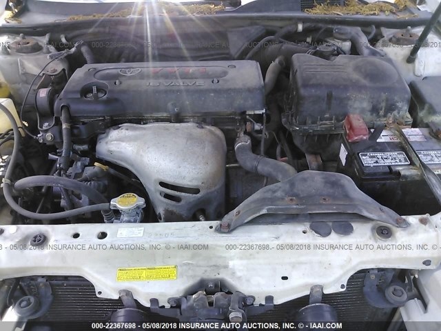 4T1BE30K14U363723 - 2004 TOYOTA CAMRY LE/XLE/SE WHITE photo 10