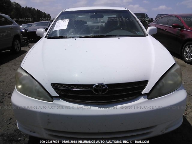 4T1BE30K14U363723 - 2004 TOYOTA CAMRY LE/XLE/SE WHITE photo 6