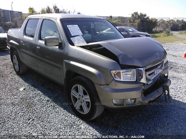 5FPYK1F53AB005757 - 2010 HONDA RIDGELINE RTL GOLD photo 1