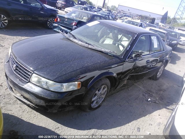 1G6KS54Y84U103006 - 2004 CADILLAC SEVILLE SLS BLACK photo 2