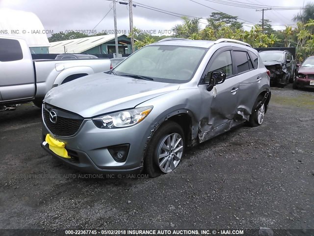 JM3KE2CY6F0477782 - 2015 MAZDA CX-5 TOURING SILVER photo 2