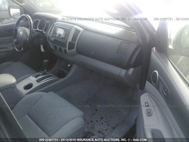 5TELU42N47Z329909 - 2007 TOYOTA TACOMA DOUBLE CAB შავი ფოტო 5