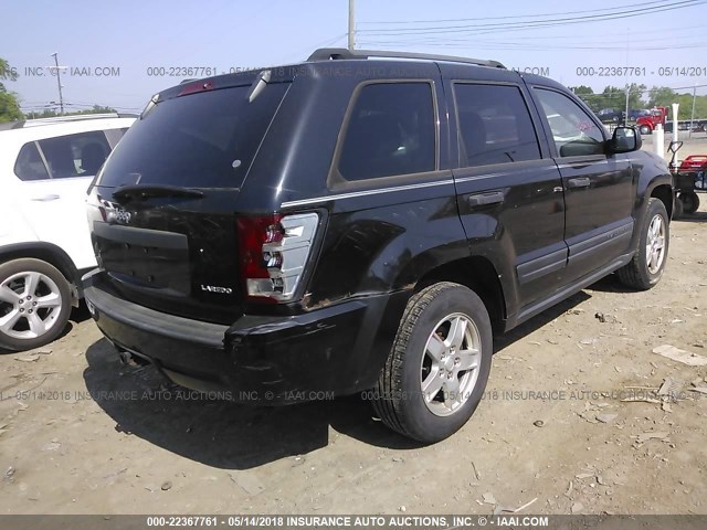 1J4GR48K15C614704 - 2005 JEEP GRAND CHEROKEE LAREDO/COLUMBIA/FREEDOM 黑色 照片 4