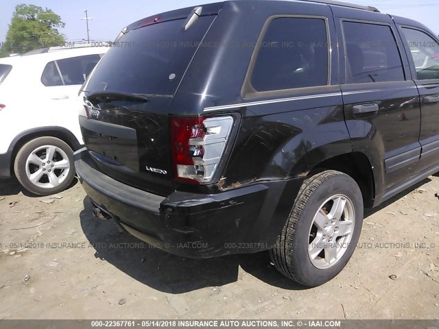 1J4GR48K15C614704 - 2005 JEEP GRAND CHEROKEE LAREDO/COLUMBIA/FREEDOM 黑色 照片 6