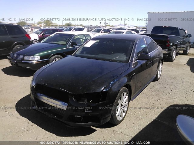 WAUAFAFL9EA062733 - 2014 AUDI A4 PREMIUM BLACK photo 2