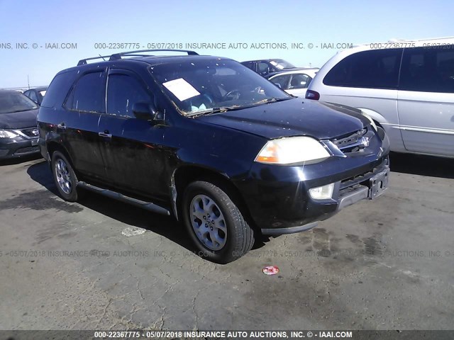 2HNYD18861H534411 - 2001 ACURA MDX TOURING BLACK photo 1