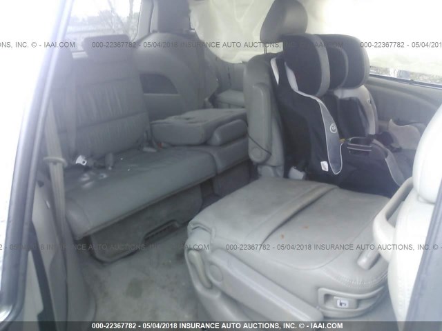 5FNRL38837B061476 - 2007 HONDA ODYSSEY TOURING GRAY photo 8