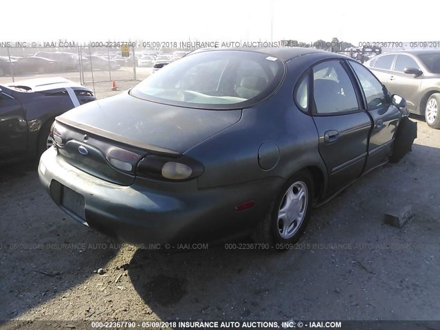 1FALP52U9TG103926 - 1996 FORD TAURUS GL GREEN photo 4