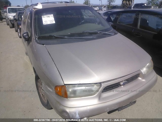 2FMZA5146WBE22361 - 1998 FORD WINDSTAR WAGON TAN photo 6