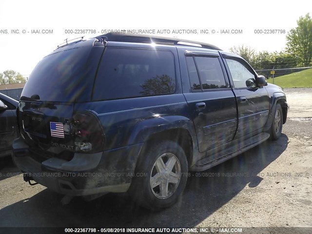 1GNET16S236204285 - 2003 CHEVROLET TRAILBLAZER EXT BLUE photo 4