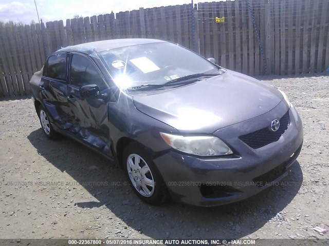 JTDBL40E59J014499 - 2009 TOYOTA COROLLA LE/XLE GRAY photo 1