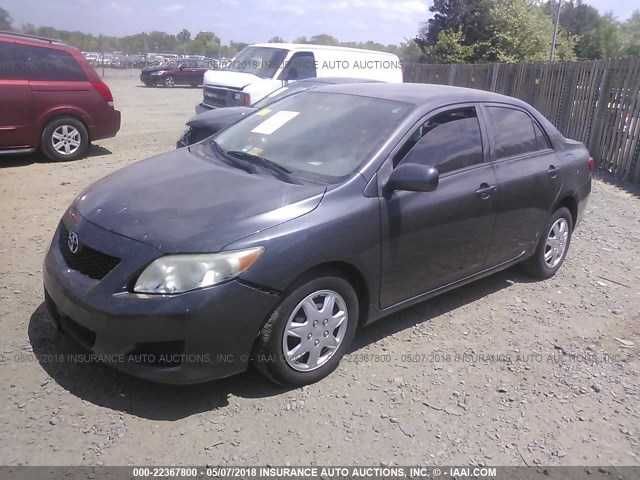 JTDBL40E59J014499 - 2009 TOYOTA COROLLA LE/XLE GRAY photo 2