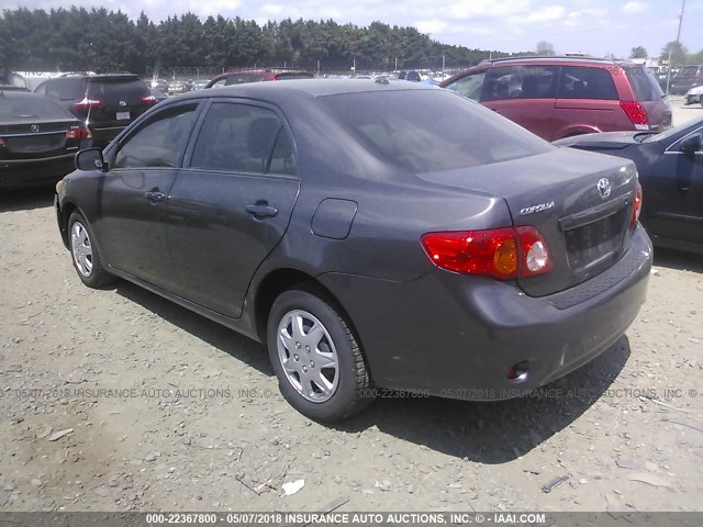 JTDBL40E59J014499 - 2009 TOYOTA COROLLA LE/XLE GRAY photo 3
