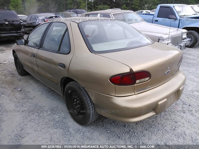 1G1JF5247X7247848 - 1999 CHEVROLET CAVALIER LS GOLD photo 3