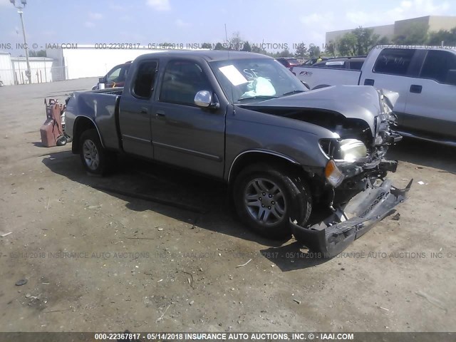 5TBRT34163S439541 - 2003 TOYOTA TUNDRA ACCESS CAB SR5 GRAY photo 1