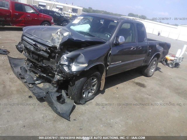 5TBRT34163S439541 - 2003 TOYOTA TUNDRA ACCESS CAB SR5 GRAY photo 2