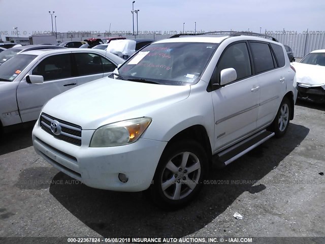 JTMZD31V385092663 - 2008 TOYOTA RAV4 LIMITED WHITE photo 2