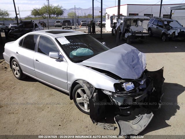 19UUA56922A024073 - 2002 ACURA 3.2TL TYPE-S SILVER photo 1