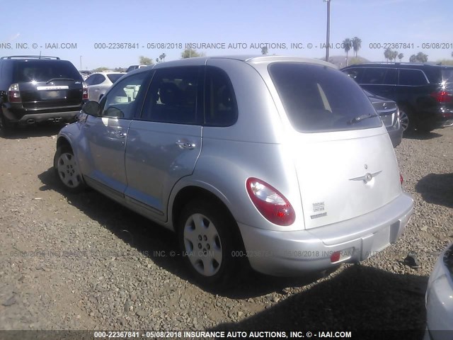 3A4FY58B46T205977 - 2006 CHRYSLER PT CRUISER TOURING SILVER photo 3