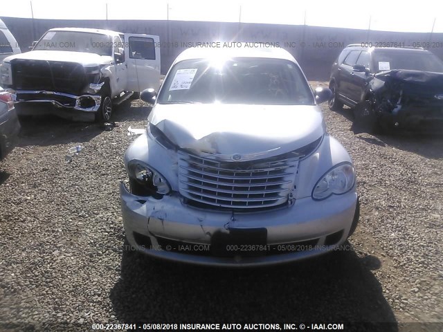 3A4FY58B46T205977 - 2006 CHRYSLER PT CRUISER TOURING SILVER photo 6