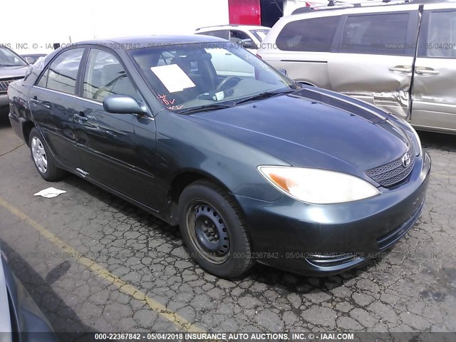 JTDBE32K730241505 - 2003 TOYOTA CAMRY LE/XLE GREEN photo 1
