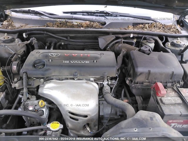 JTDBE32K730241505 - 2003 TOYOTA CAMRY LE/XLE GREEN photo 10