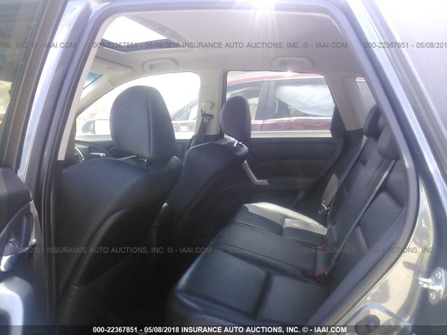 5J8TB2H55CA002846 - 2012 ACURA RDX TECHNOLOGY GRAY photo 8