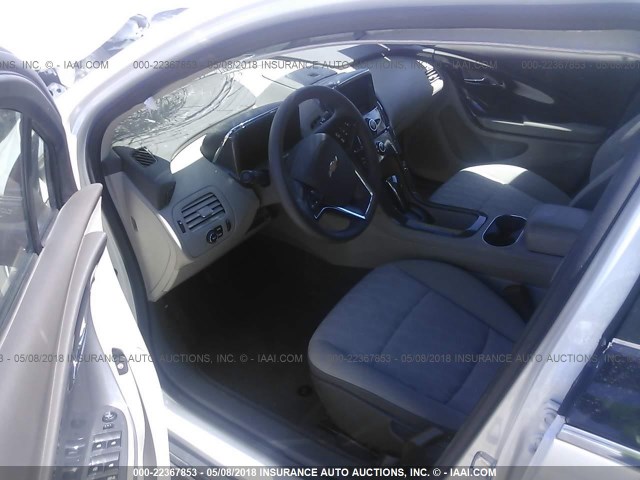 1G1RA6E45DU113498 - 2013 CHEVROLET VOLT WHITE photo 5