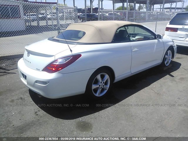4T1FA38P67U111743 - 2007 TOYOTA CAMRY SOLARA SE/SLE თეთრი ფოტო 4
