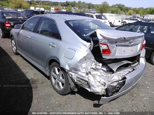 4T1BE46K87U184628 - 2007 TOYOTA CAMRY NEW GENERAT CE/LE/XLE/SE SILVER photo 3