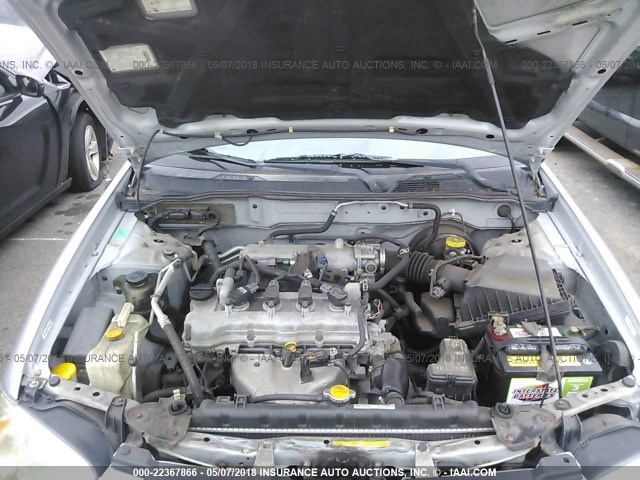 3N1CB51D94L910229 - 2004 NISSAN SENTRA 1.8/1.8S SILVER photo 10