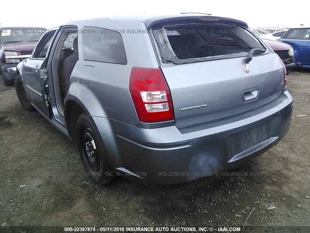 2D4FV47V57H757425 - 2007 DODGE MAGNUM SXT BLUE photo 6