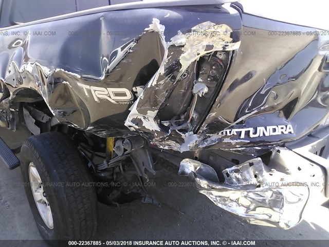 5TBRT34196S477317 - 2006 TOYOTA TUNDRA ACCESS CAB SR5 BLACK photo 6