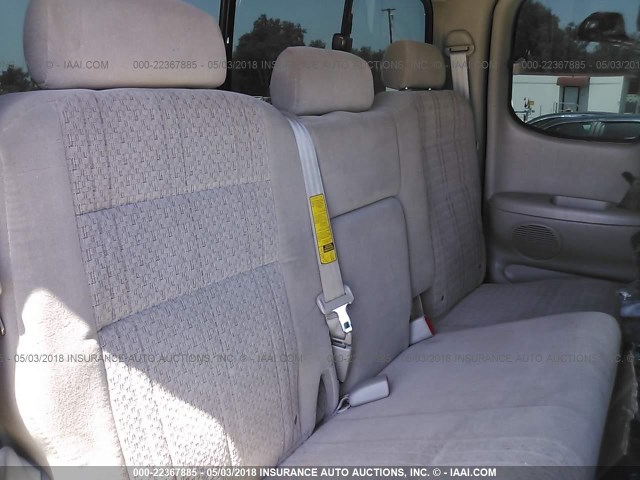 5TBRT34196S477317 - 2006 TOYOTA TUNDRA ACCESS CAB SR5 BLACK photo 8